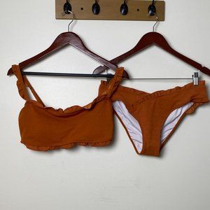 Cupshe ruffle bikini size L